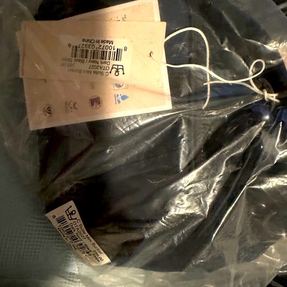 Oliver Thomas C Suite Mini Bucket Navy/Black NWT - Picture 8 of 8
